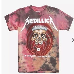 Metallica ”In Vertigo You Will Be” Tye Dye T-Shirt Unisex